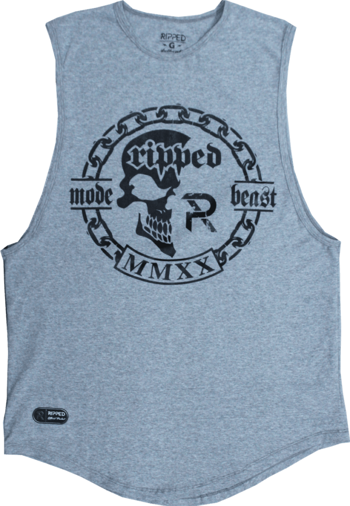 calavera cadena gris resaque amplio