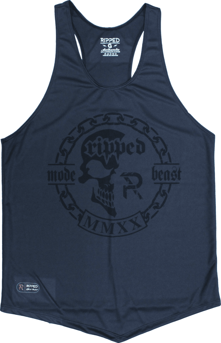 calavera cadena olimpica gris