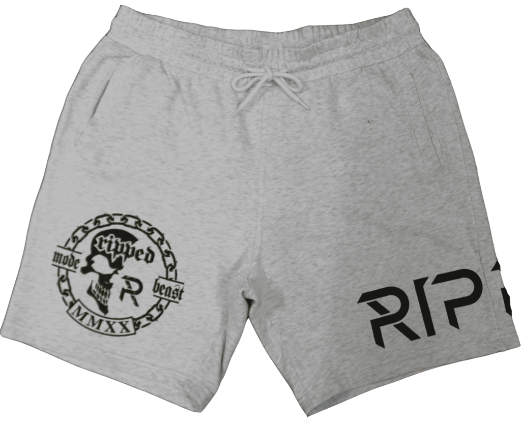 short calavera gris extendido