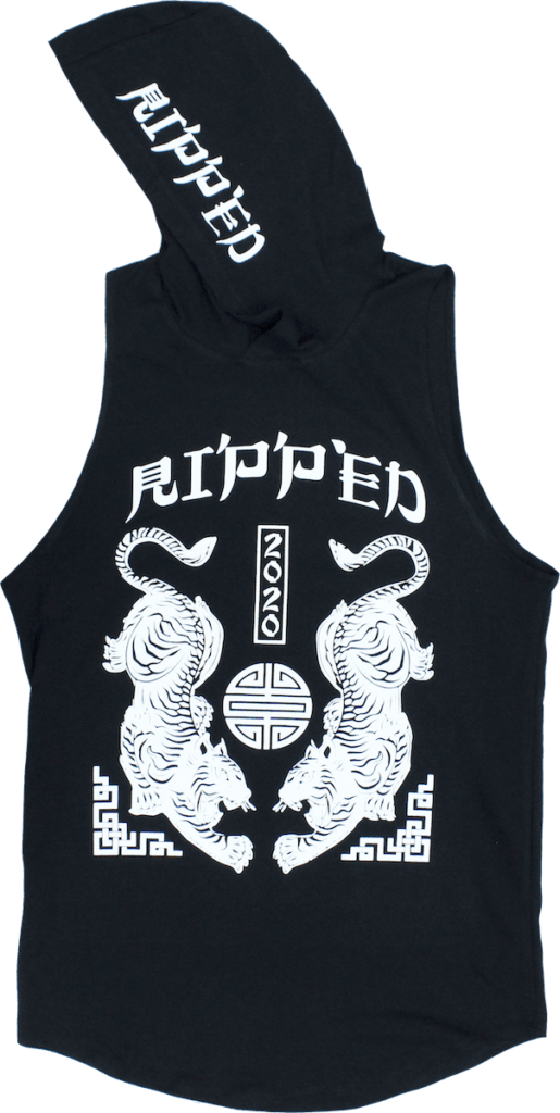 tigre negra resaque gorro