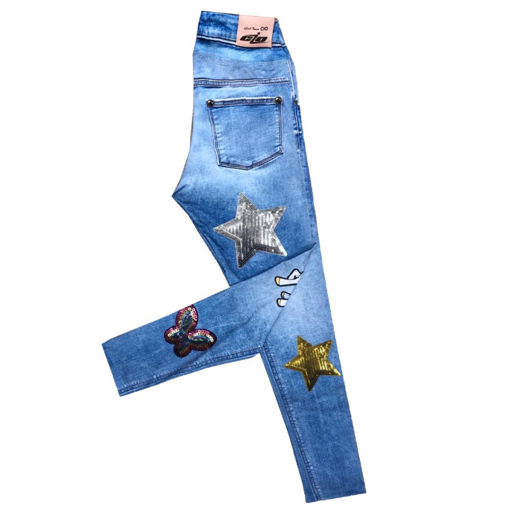 leggins cio mezclilla azul claro