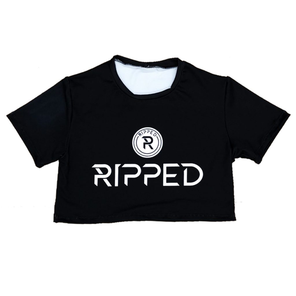 playera top negra